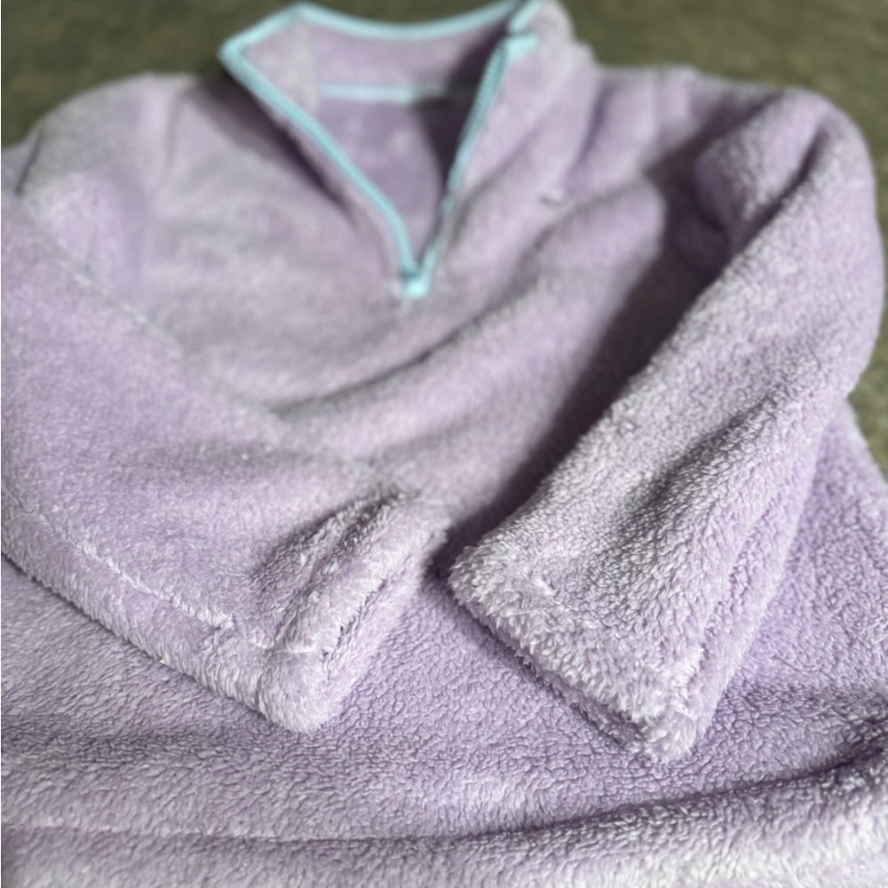 Vineyard Vines Purple Fleece with Light Blue Accent